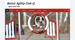 Desktop Screenshot of botnicagilityclub.com